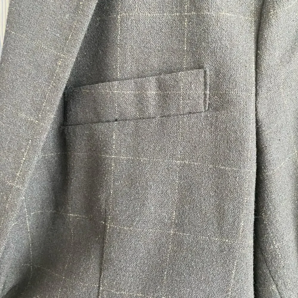 Banana Republic Men's Tailored Slim Fit Wool Blend Suit Blazer - 46R